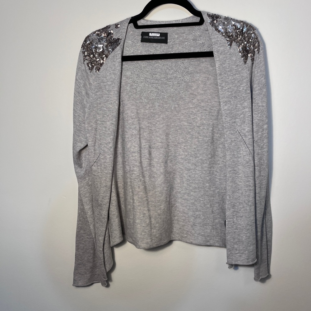 Zadig & Voltaire Deluxe sequined cardigan